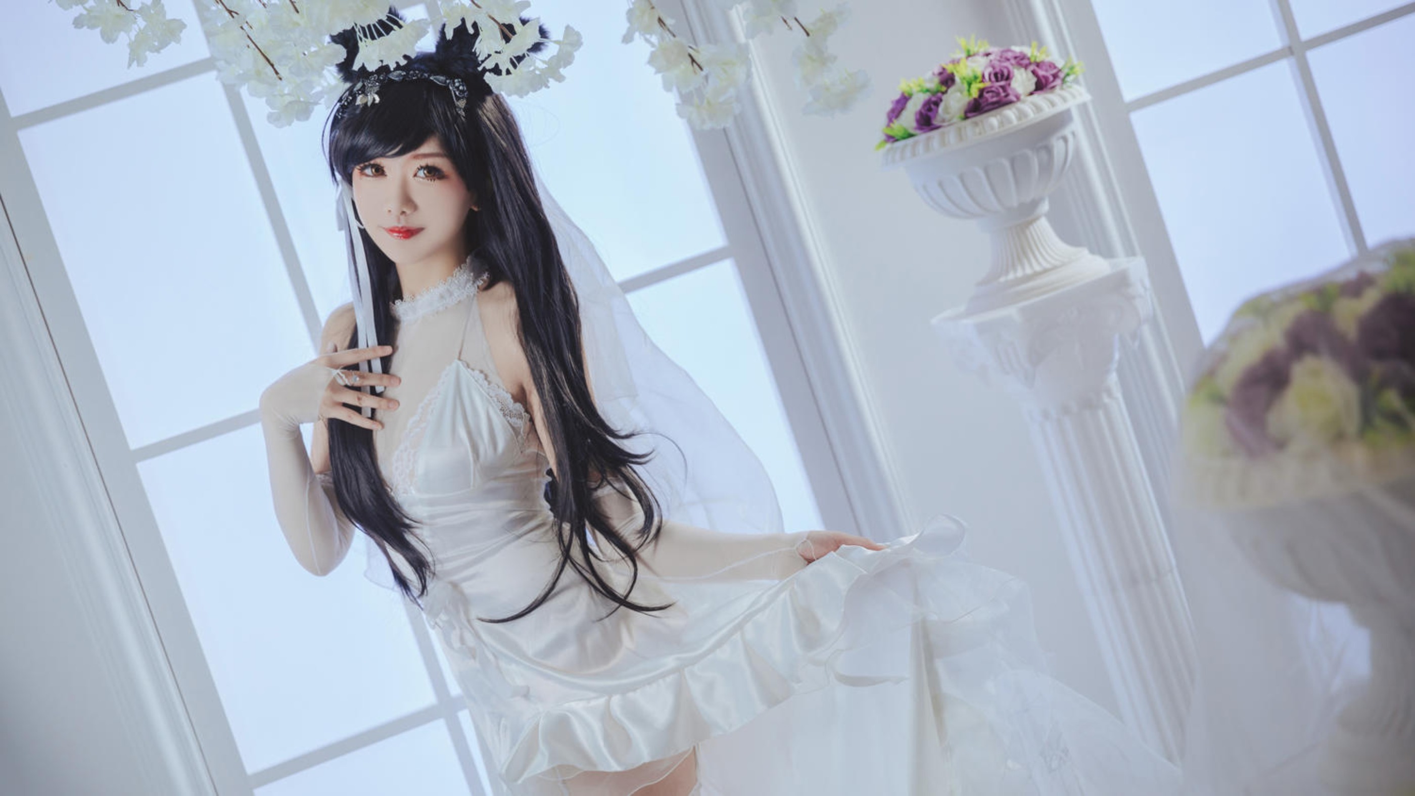 图片[1]-源纱希喵喵喵 – NO.035 爱宕花嫁 [26P]-XikXak